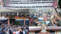 Aksi Damai Aliansi Solidaritas Desa Bersatu kabupaten Sintang