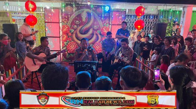 Kapolres Landak Ngamen Kamtibmas